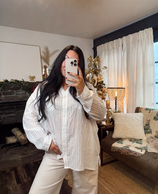 Striped Botton Down Shirt