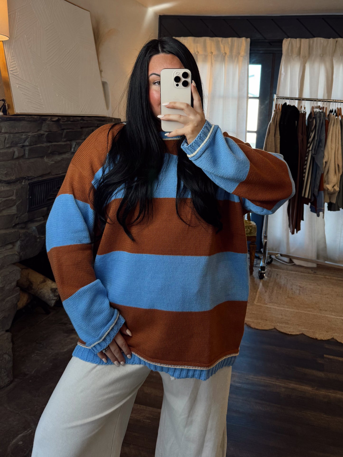 Colorblock Stripe Sweater