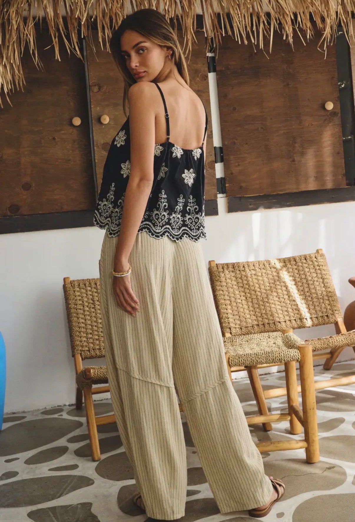 Poppy Eyelet Embroidered Top