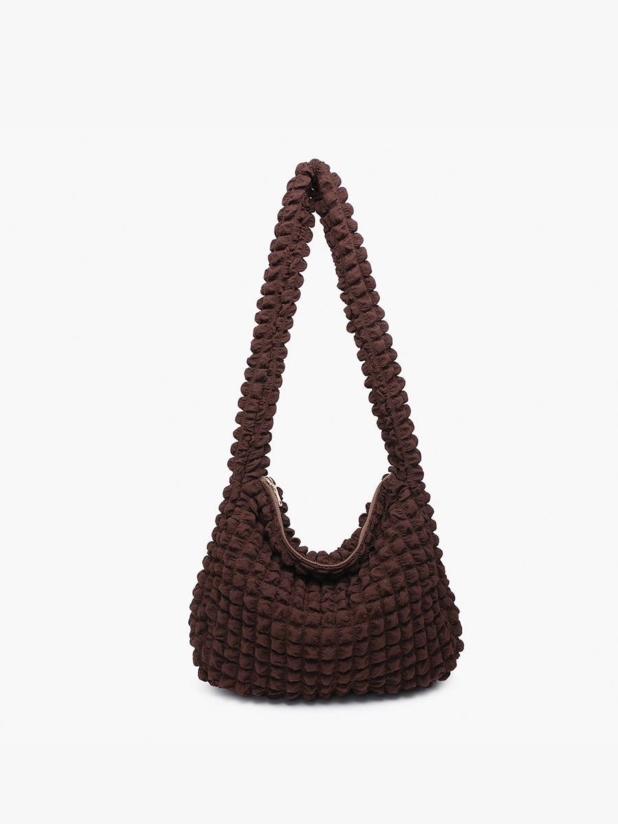 Rosemary Quilted Puffy Crossbody Bag