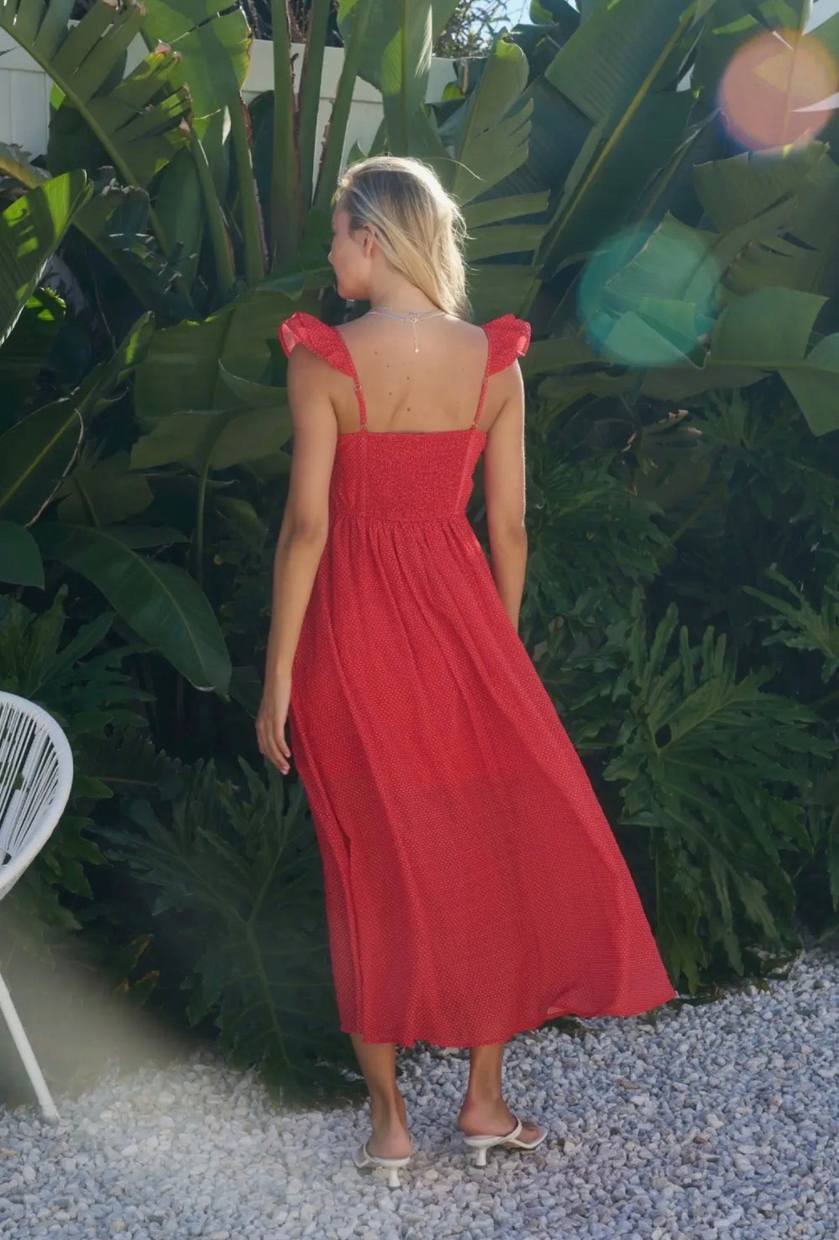 Polka Dot Midi Dress