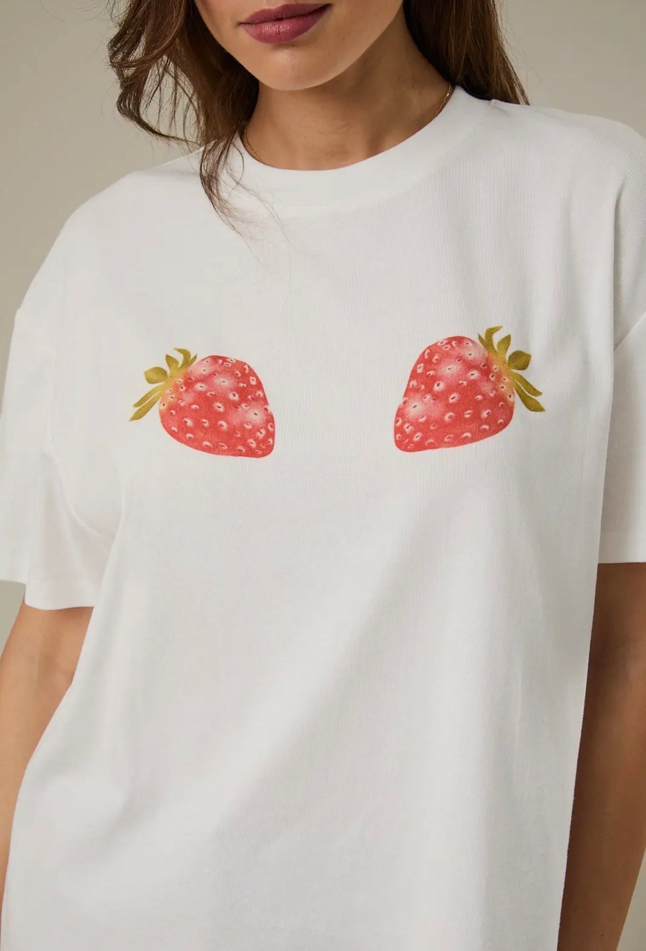 Strawberry Graphic T Shirt