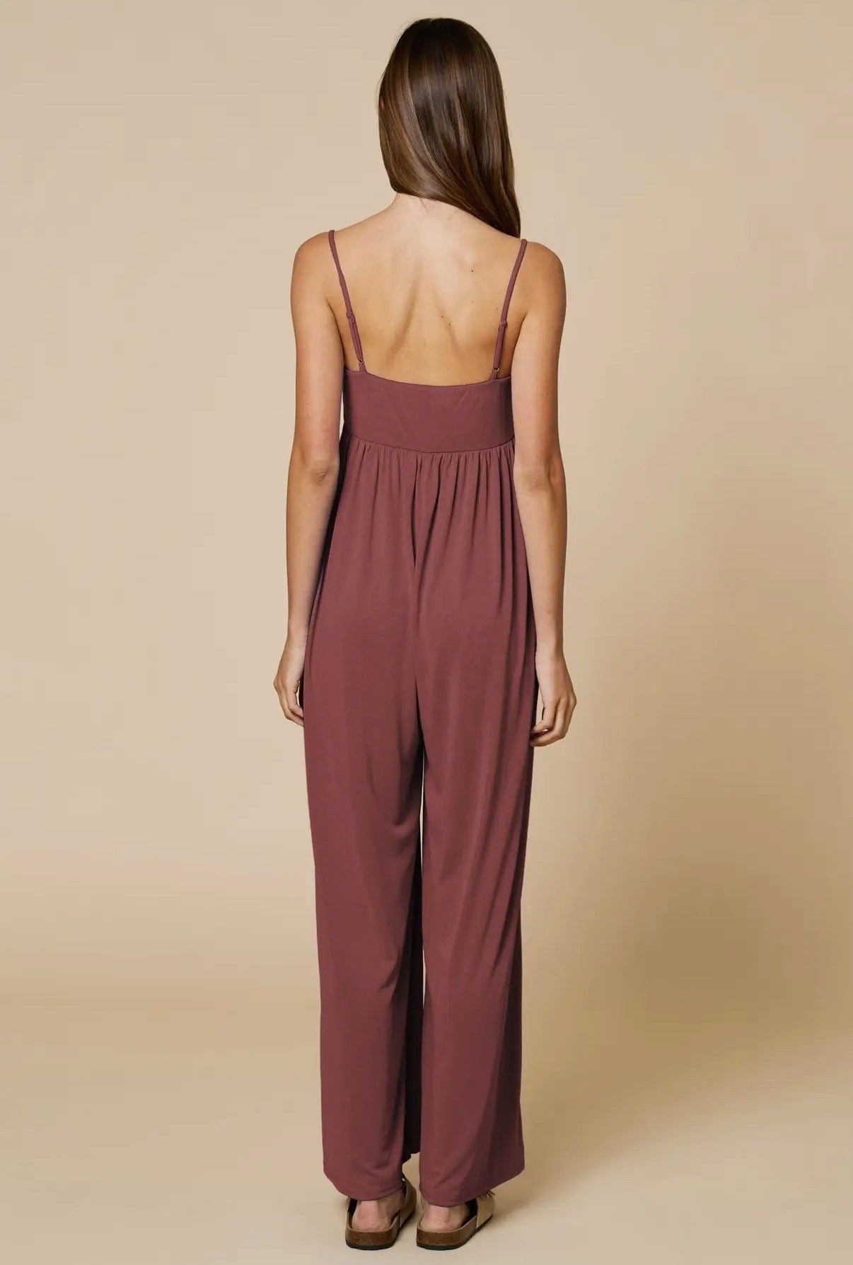 Heather Pocketed Jumpsuit