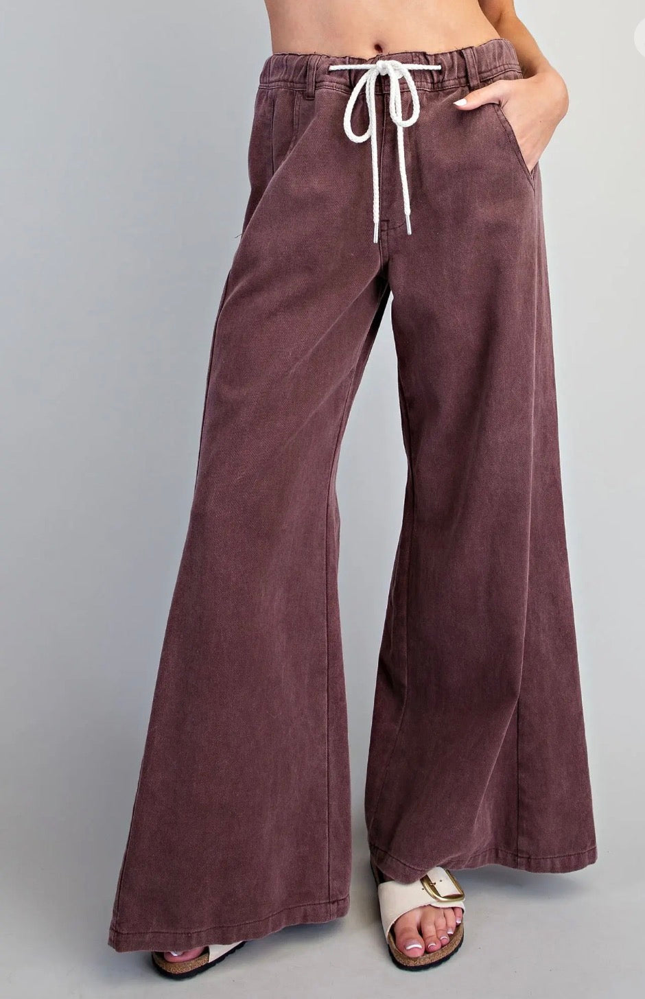 Mahogany Wide Leg Pants