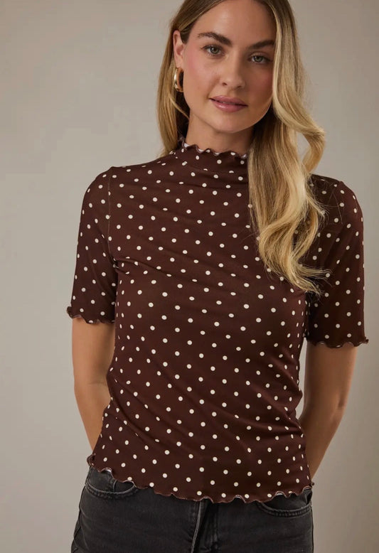 Gilly Polka Dot Top