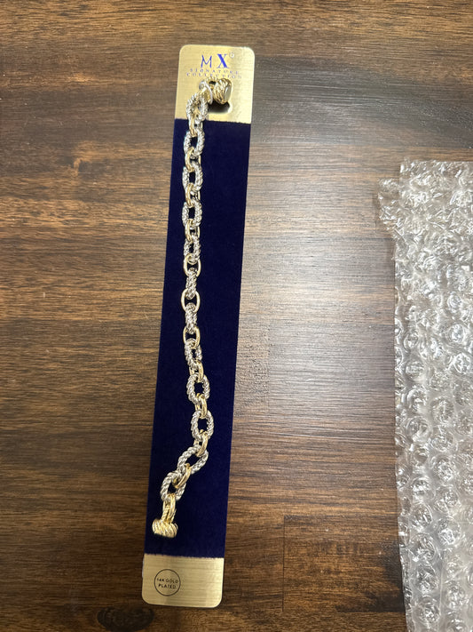 Two Tone Magnetic Chain Bracelet