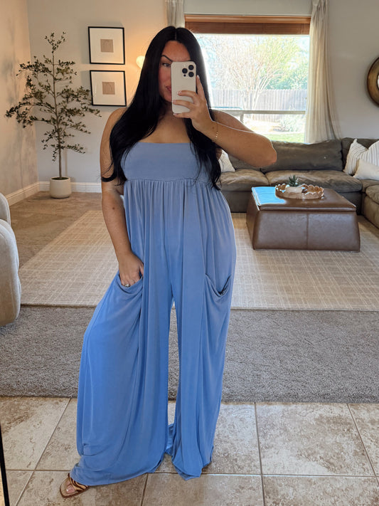Heather Pocketed Jumpsuit