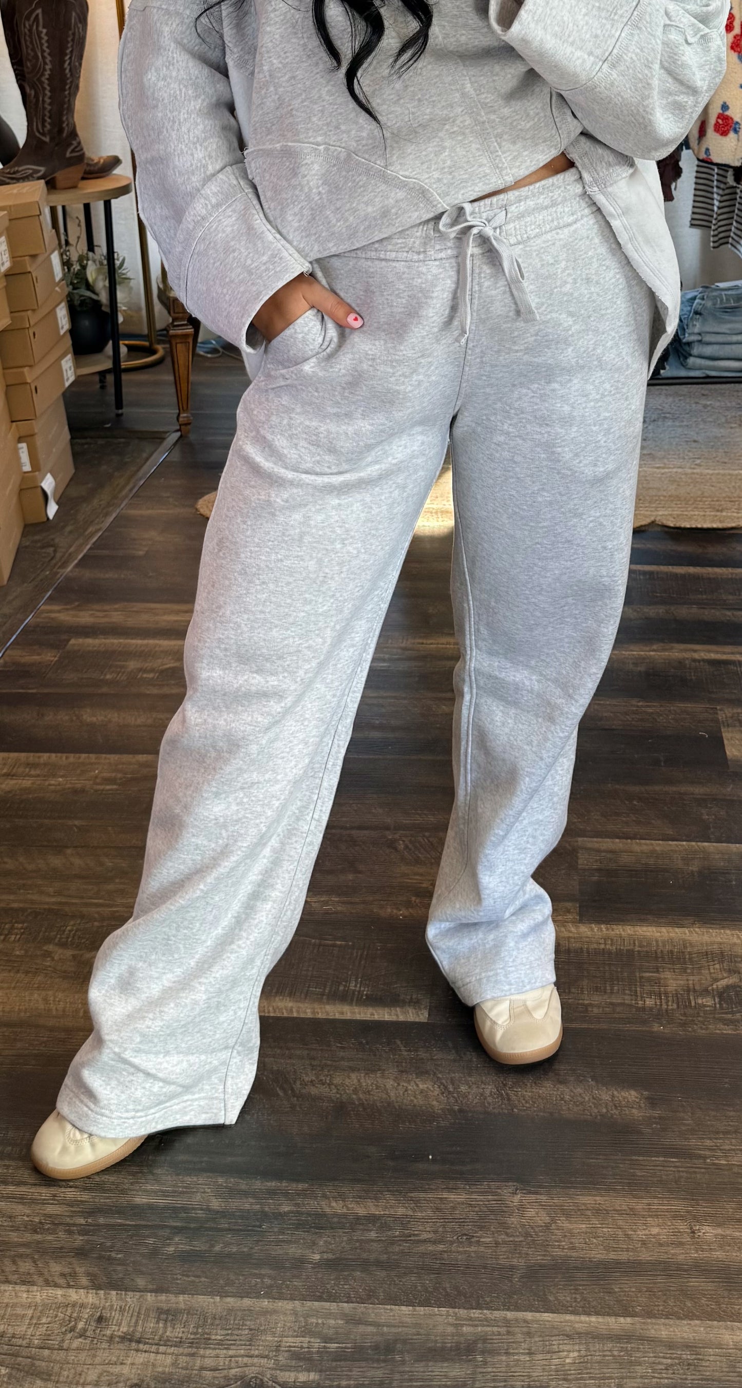 Straight Leg Sweatpants