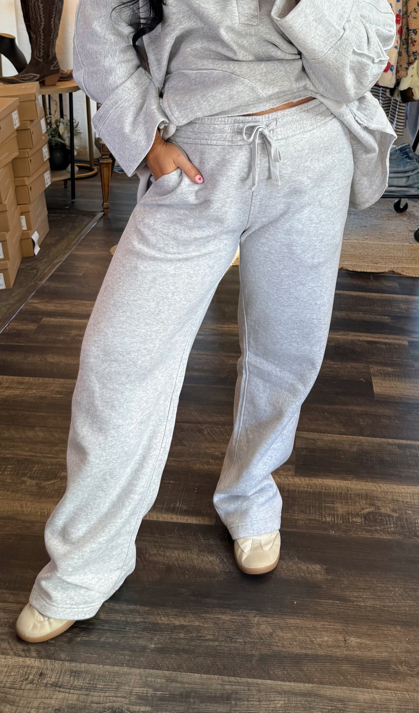 Straight Leg Sweatpants