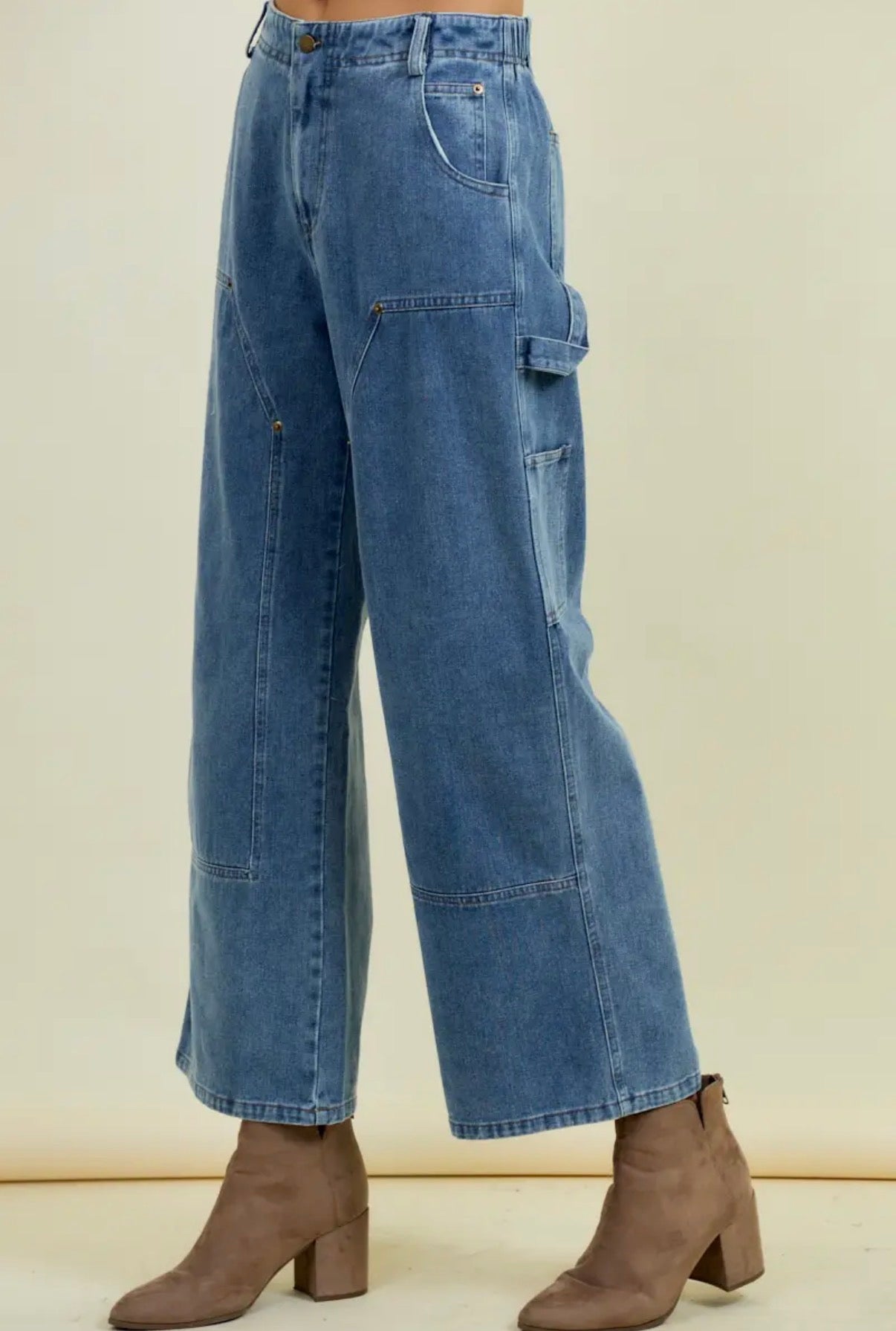 Denim Carpenter Pants