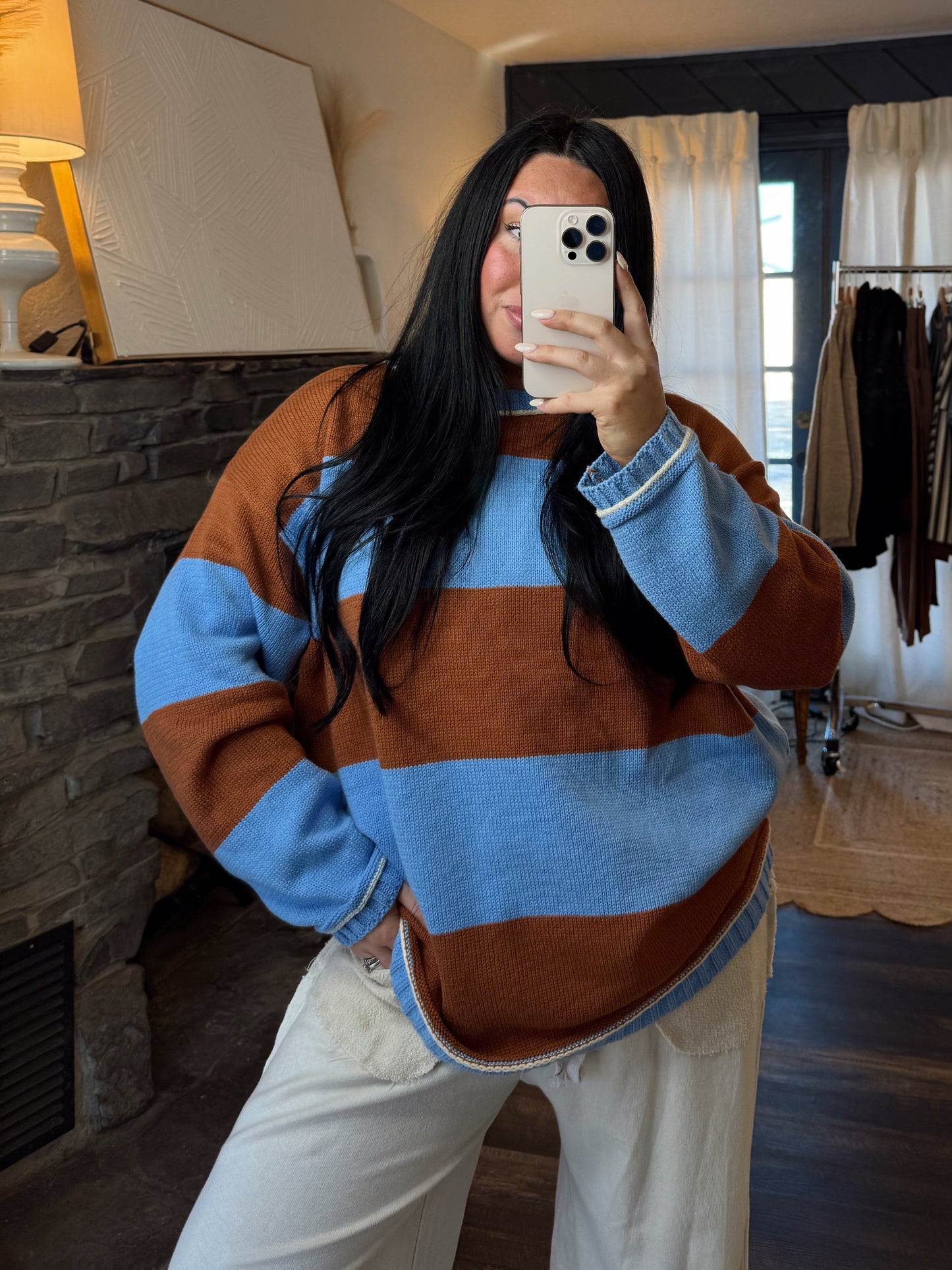 Colorblock Stripe Sweater