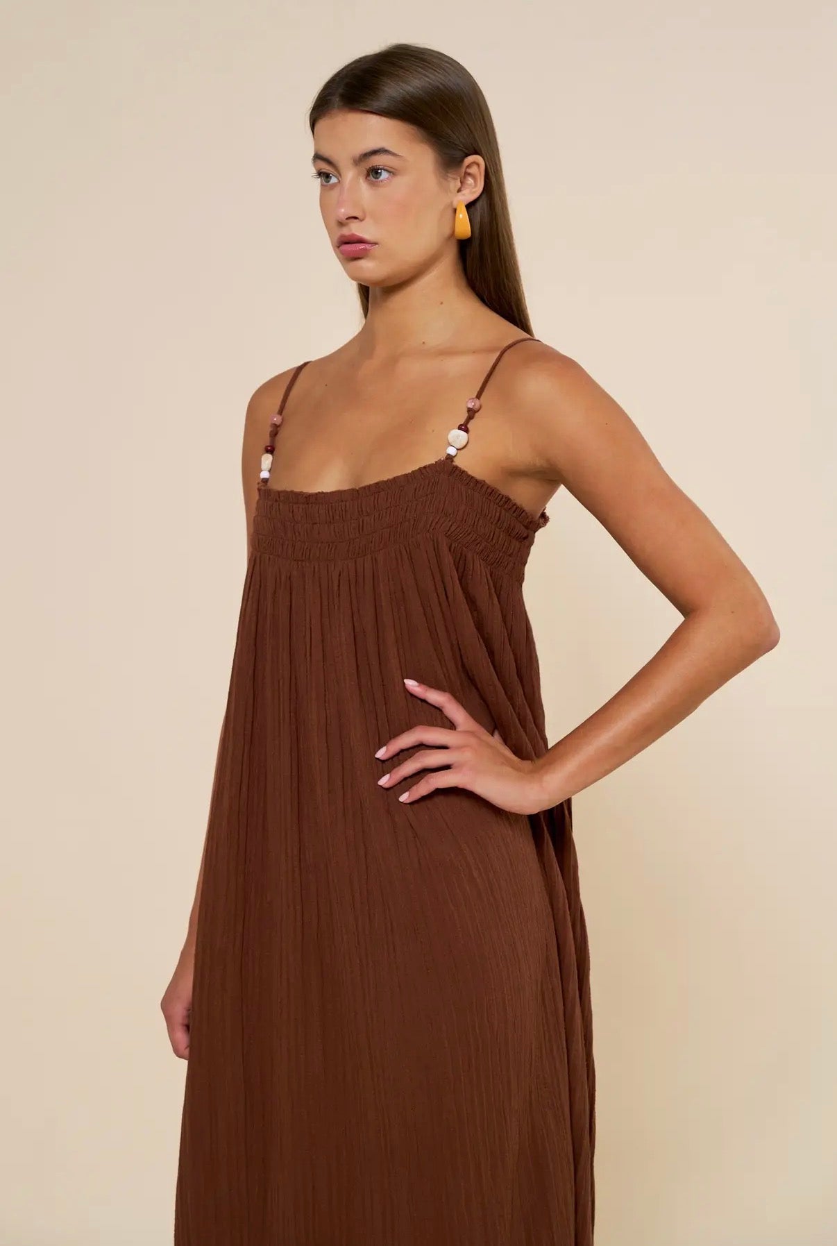 Beaded Maxi Dress