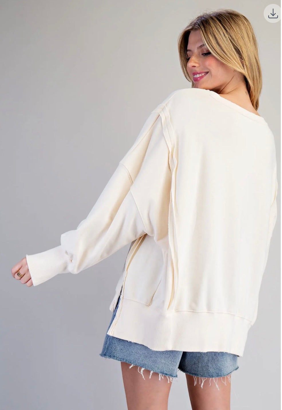 Mallard Stitched Pullover Crewneck