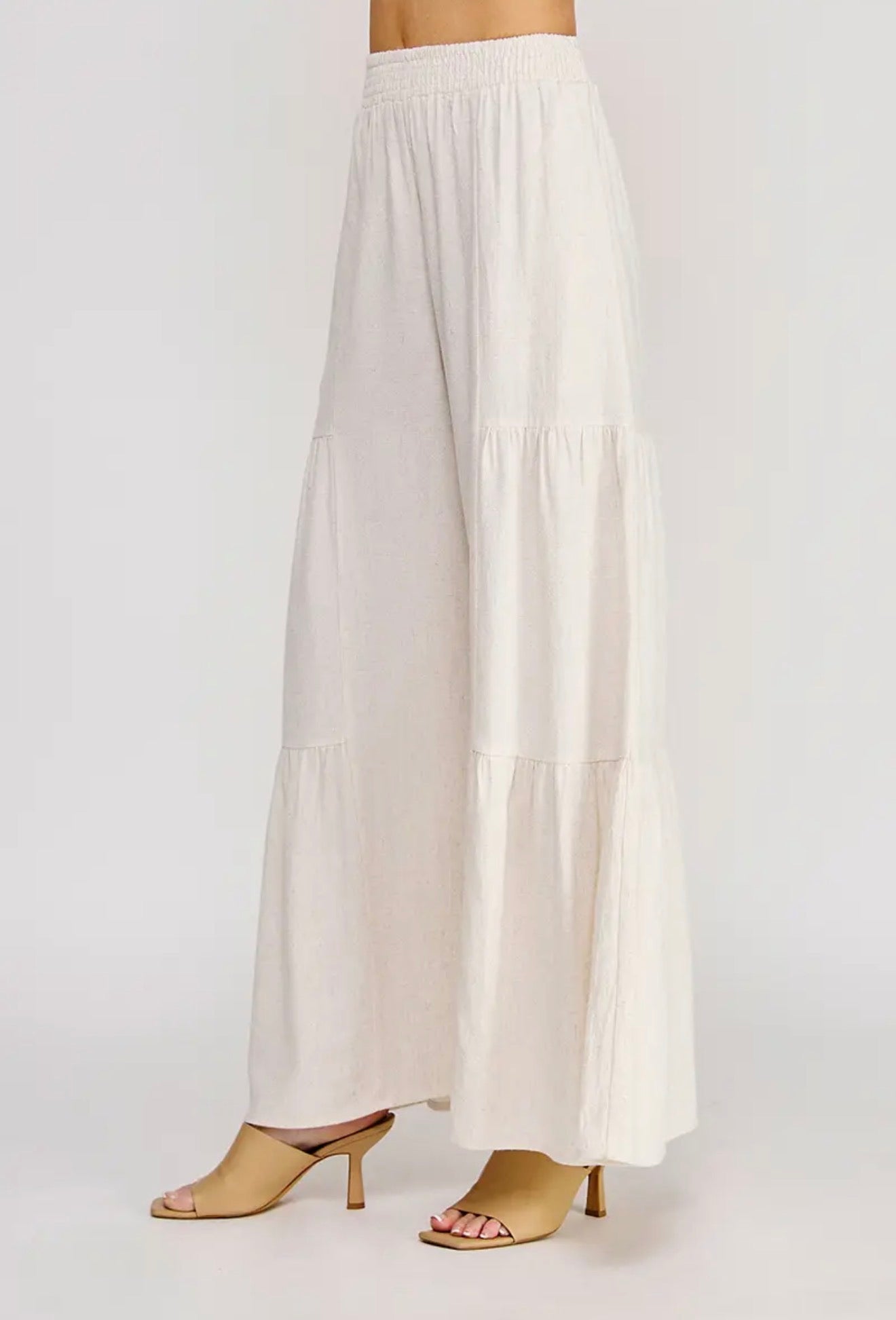 Soft Linen Flowy Pants