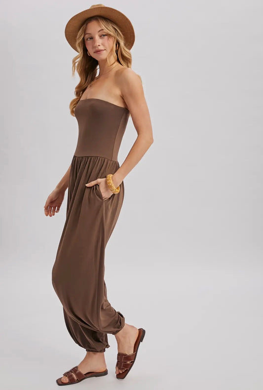 Addison Tube Jumpsuit