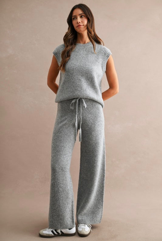 Cozy Ribbed Sweater Set