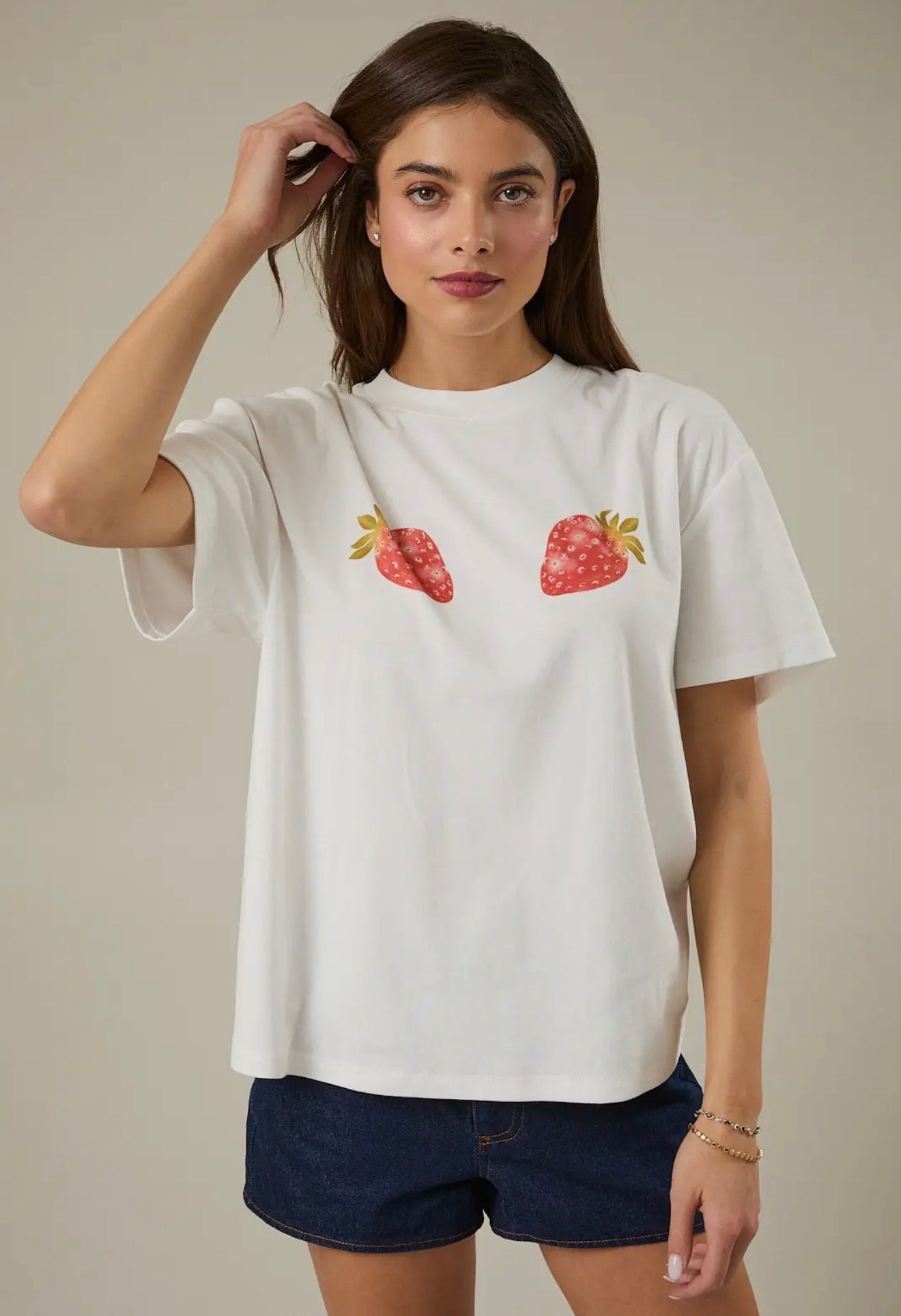 Strawberry Graphic T Shirt
