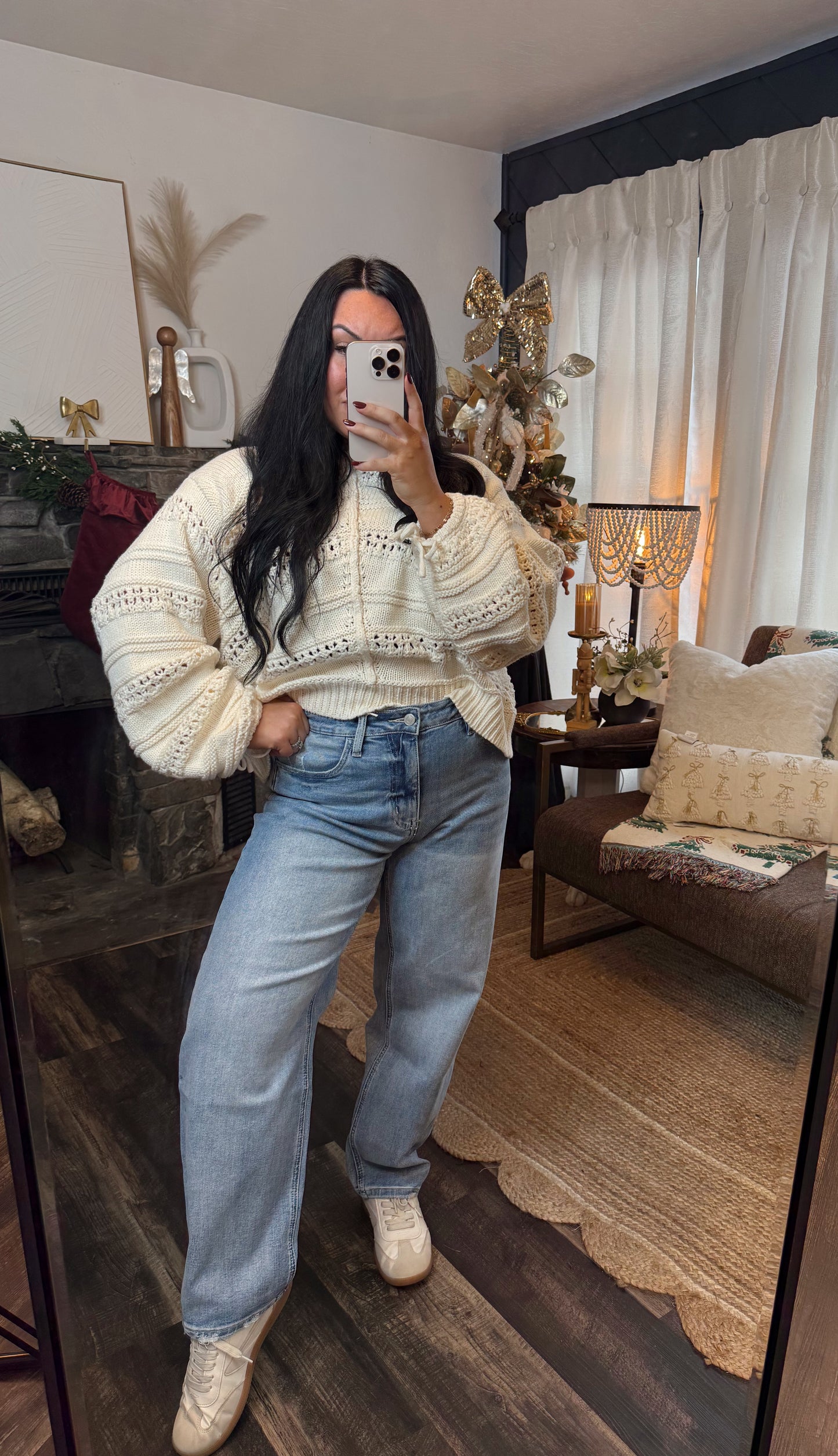 Vervet High Rise Light Wash Barrel Leg Jeans