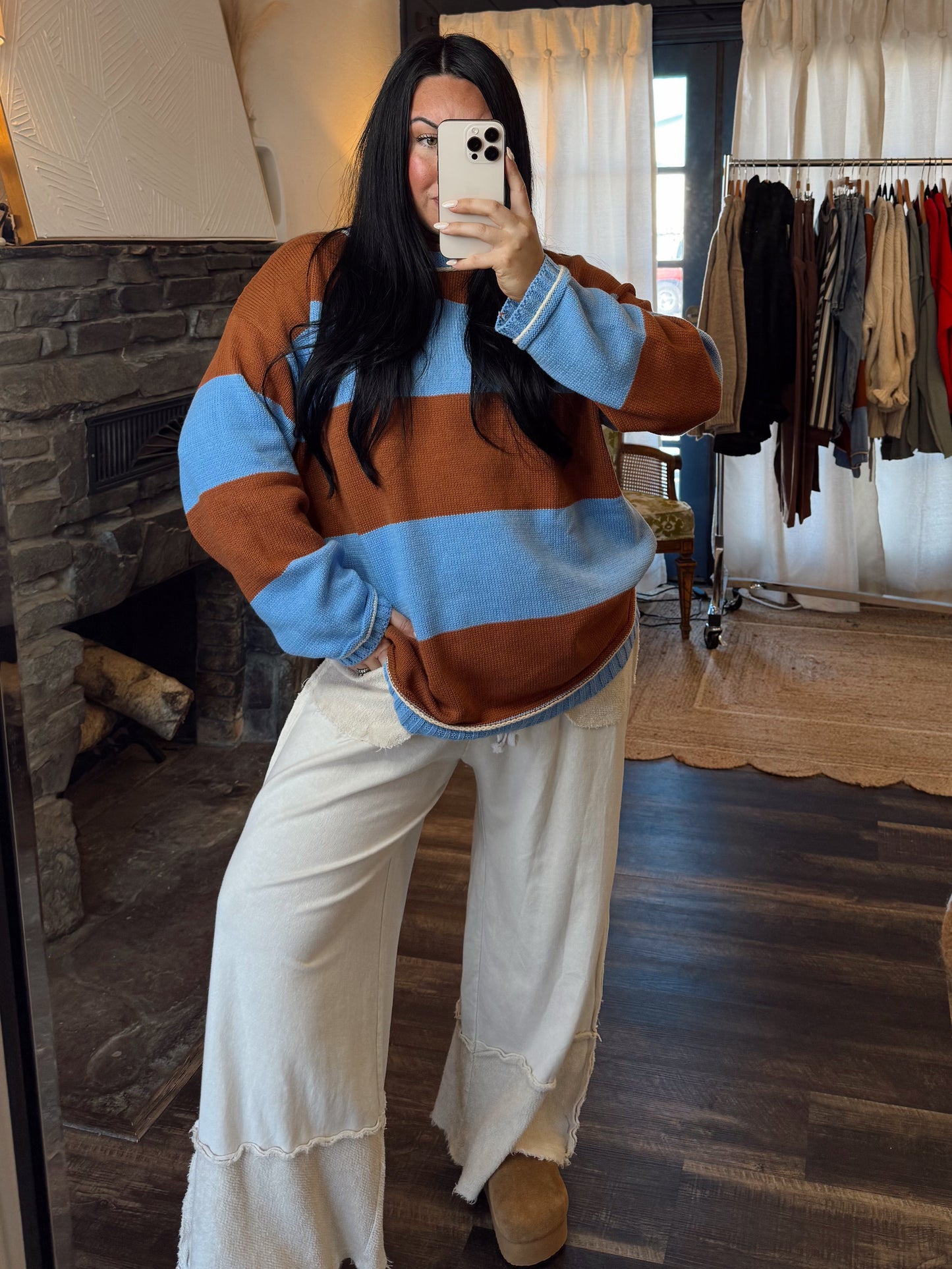Colorblock Stripe Sweater