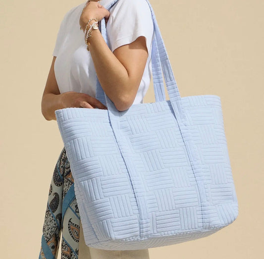 Woven Terry Tote Bag