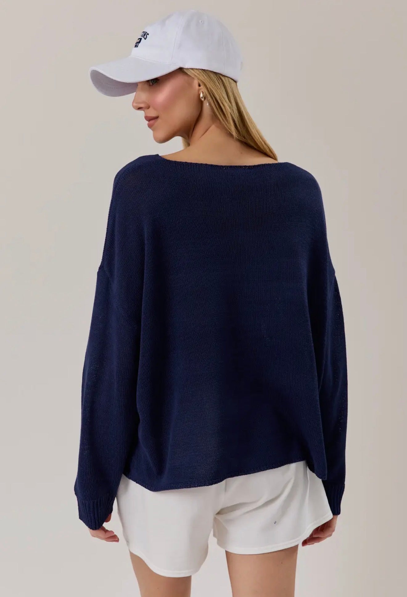 Navy Lightweight Flag Sweater