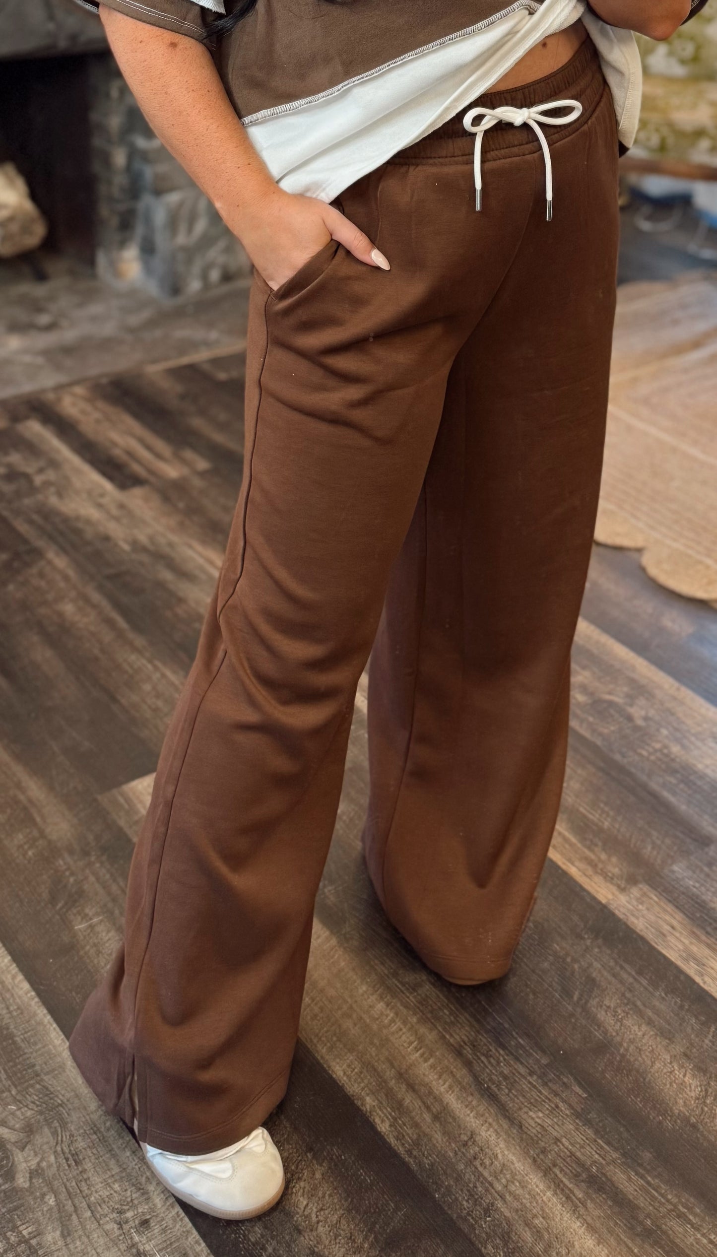 Brown Scuba Pant