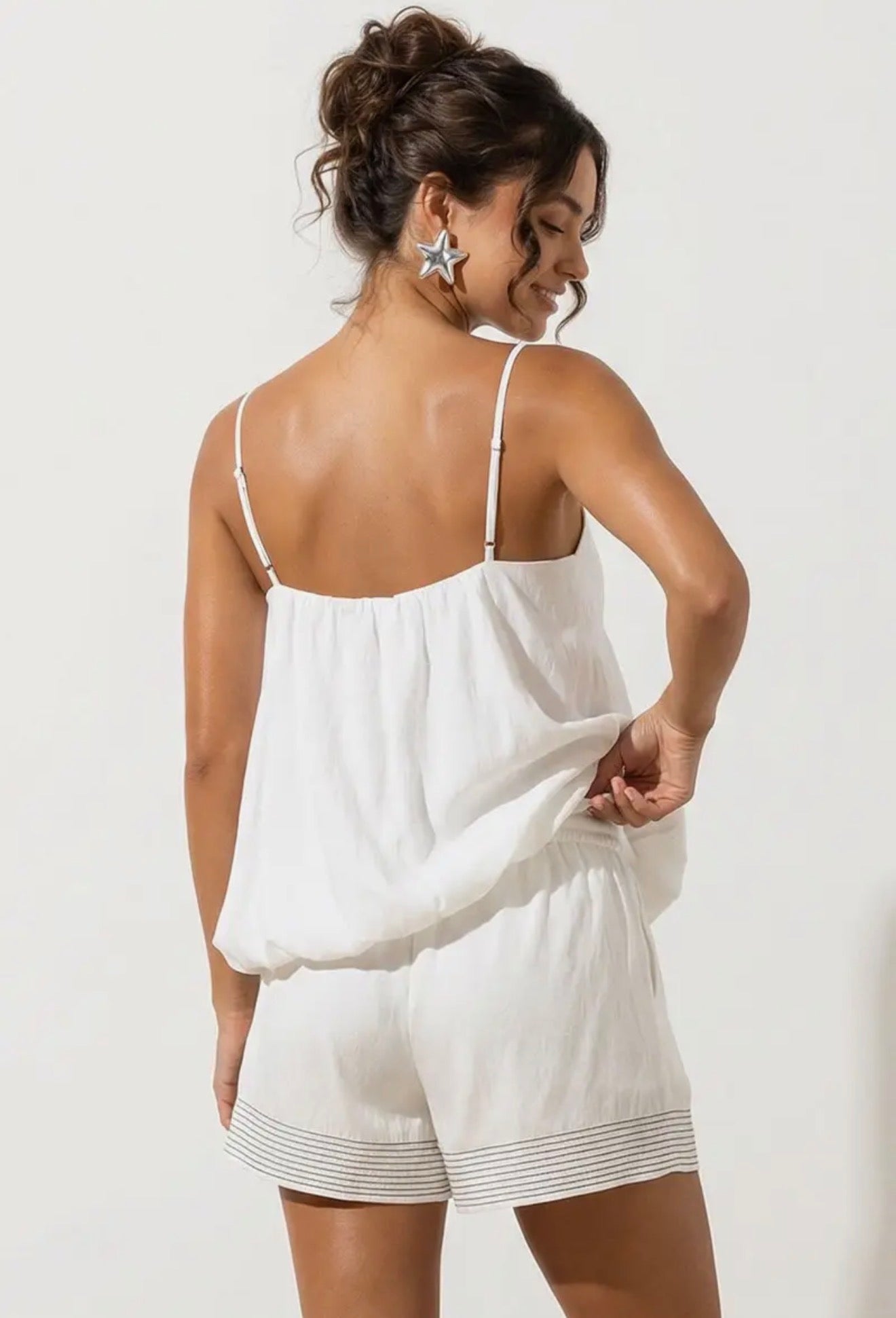 Cami Bubble Hem Top