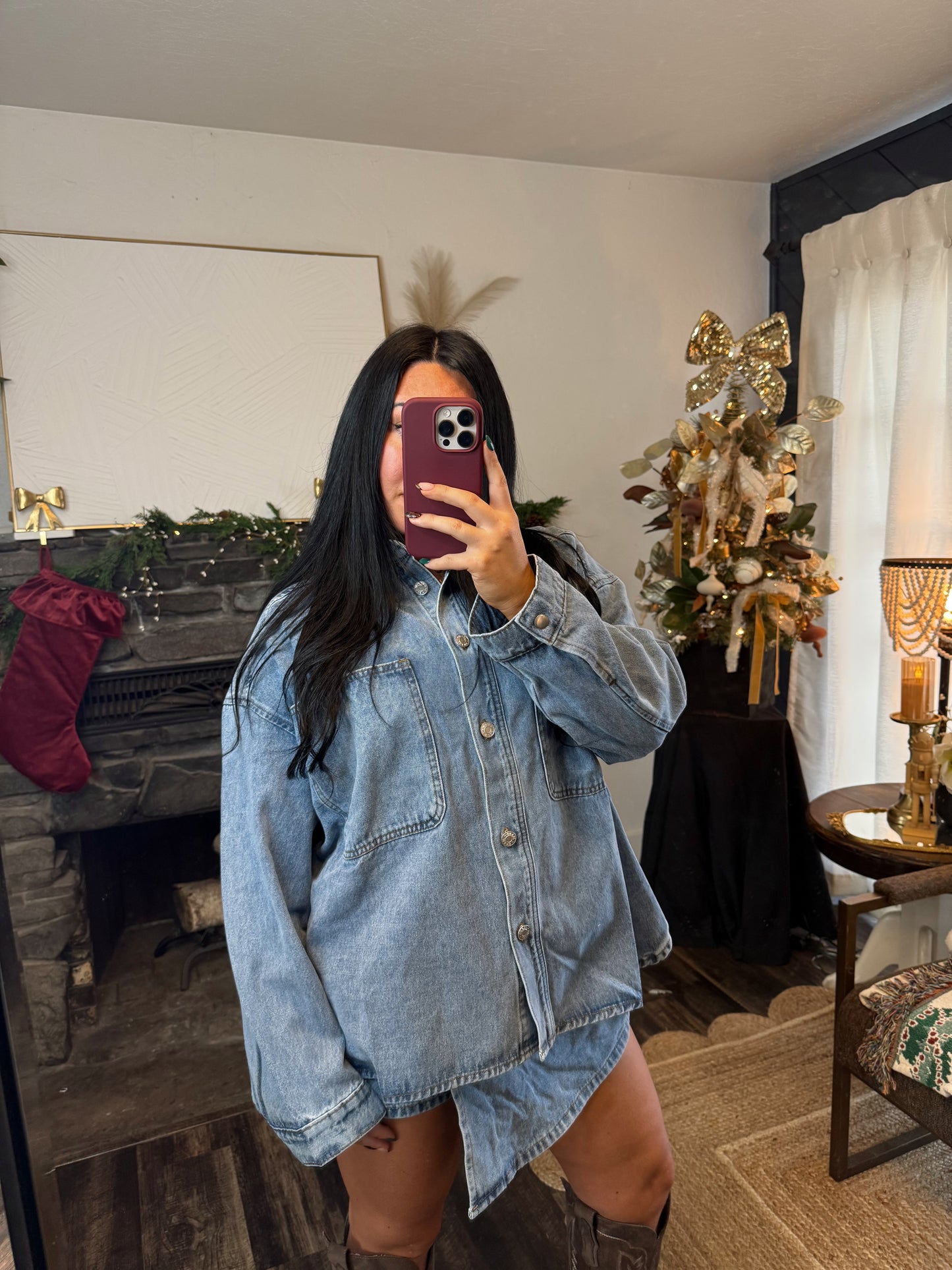 Washed Denim Shirt