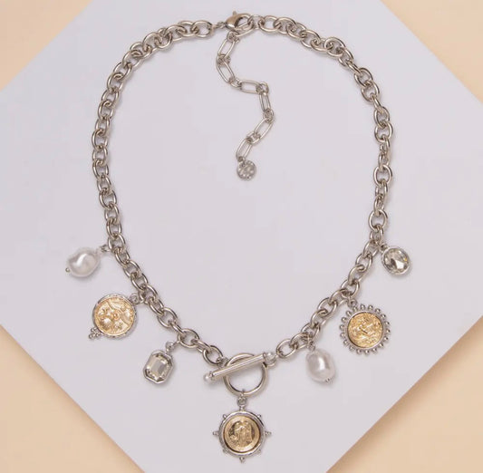 Coin Charm Necklace