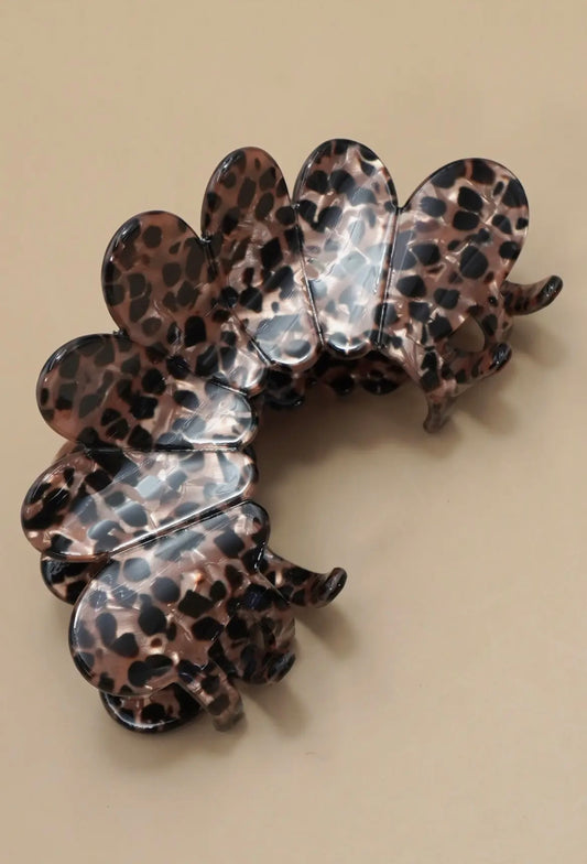 Leopard Arch Claw Clip