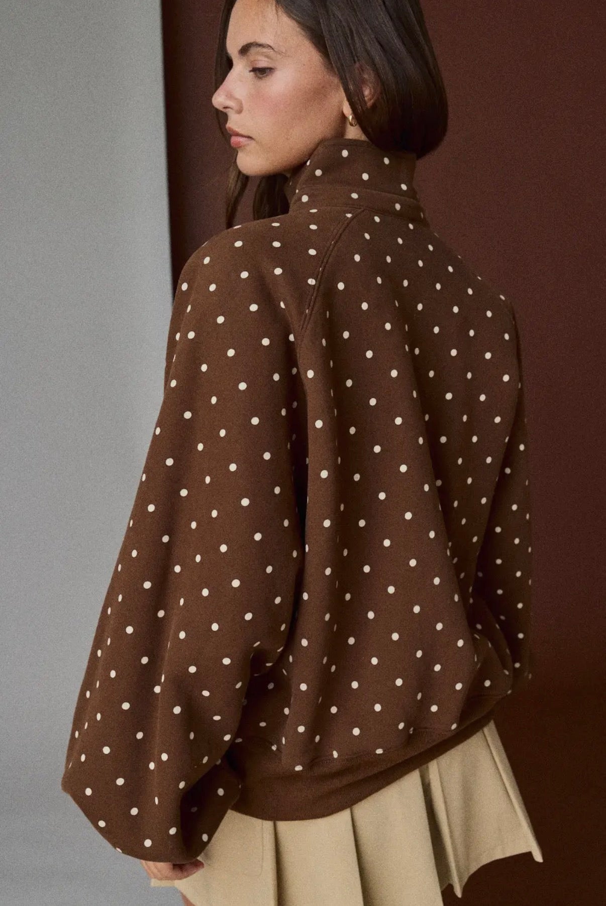 Polka Dot Piper Pullover