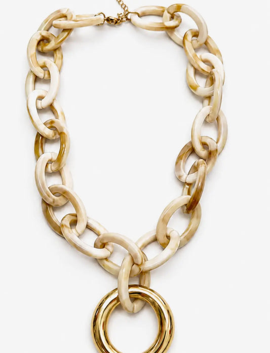 Colin Cream Chain Necklace