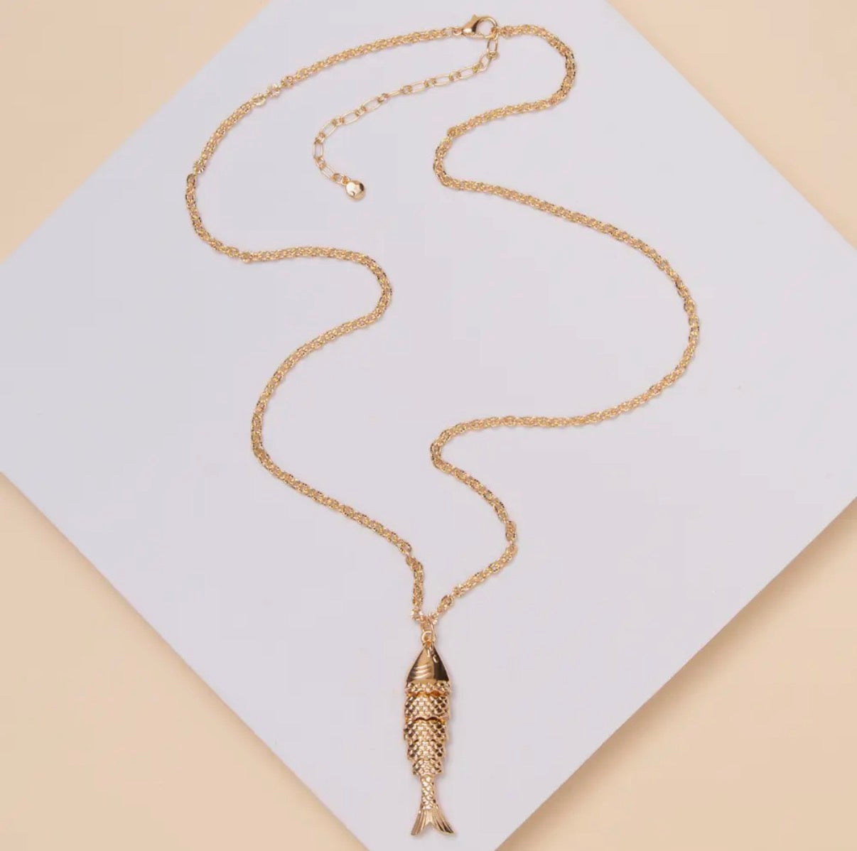 Fish Pendant Necklace