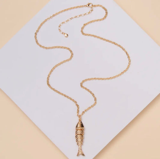 Fish Pendant Necklace