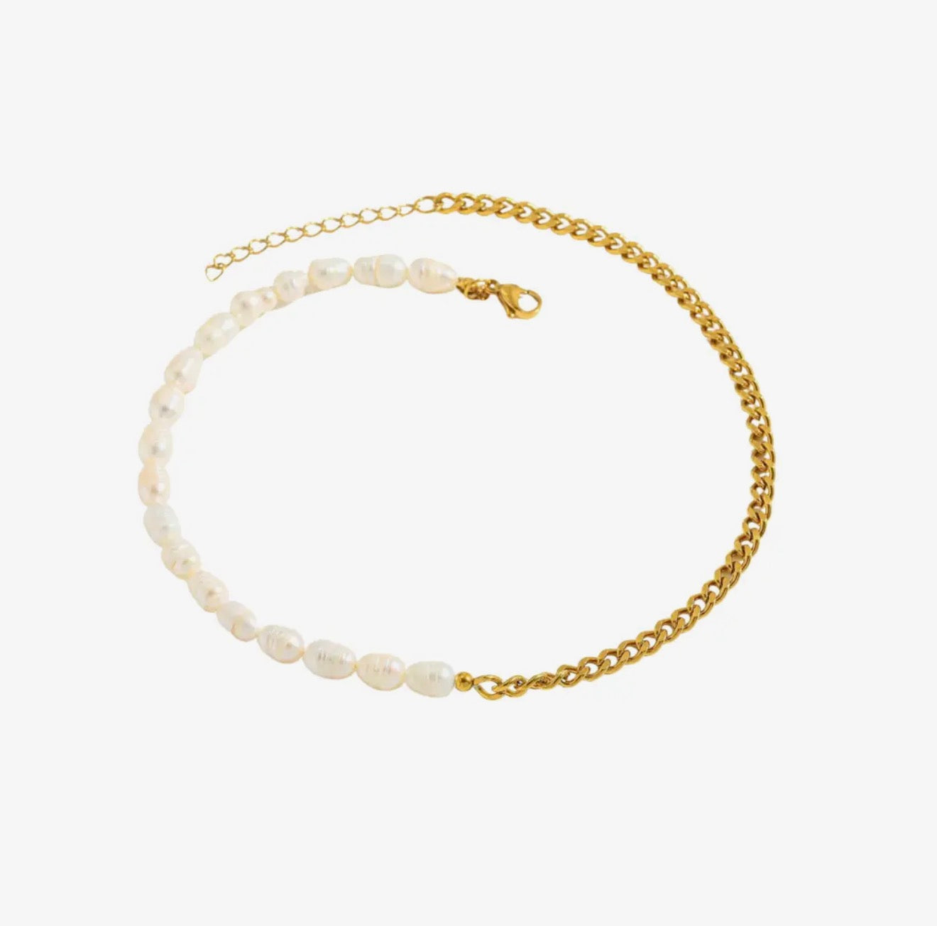 Camille Pearl Chain Necklace