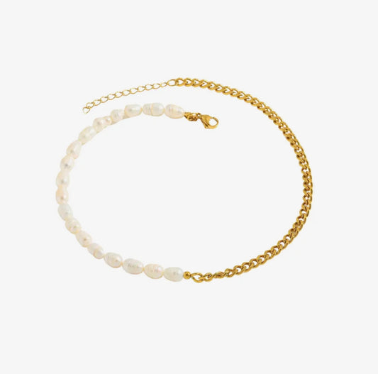 Camille Pearl Chain Necklace