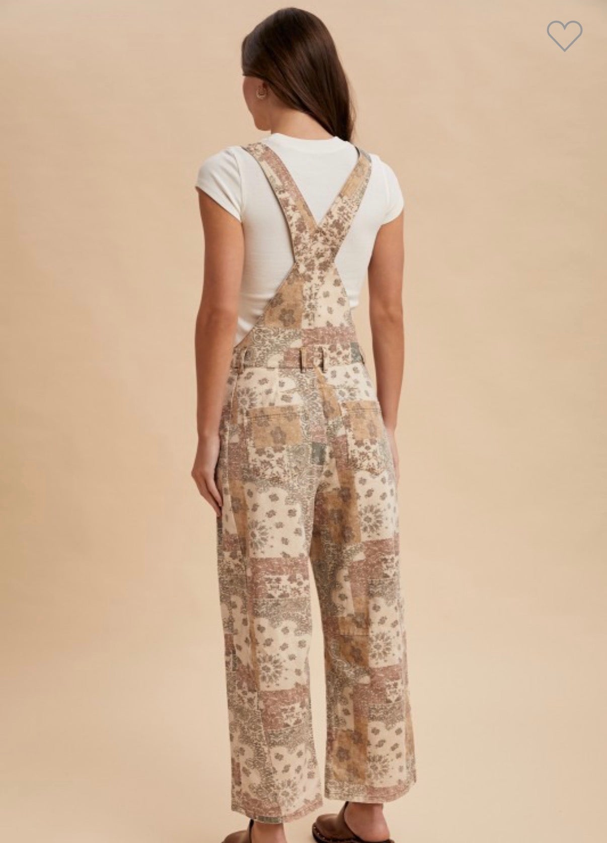 Vintage Boho Denim Overall