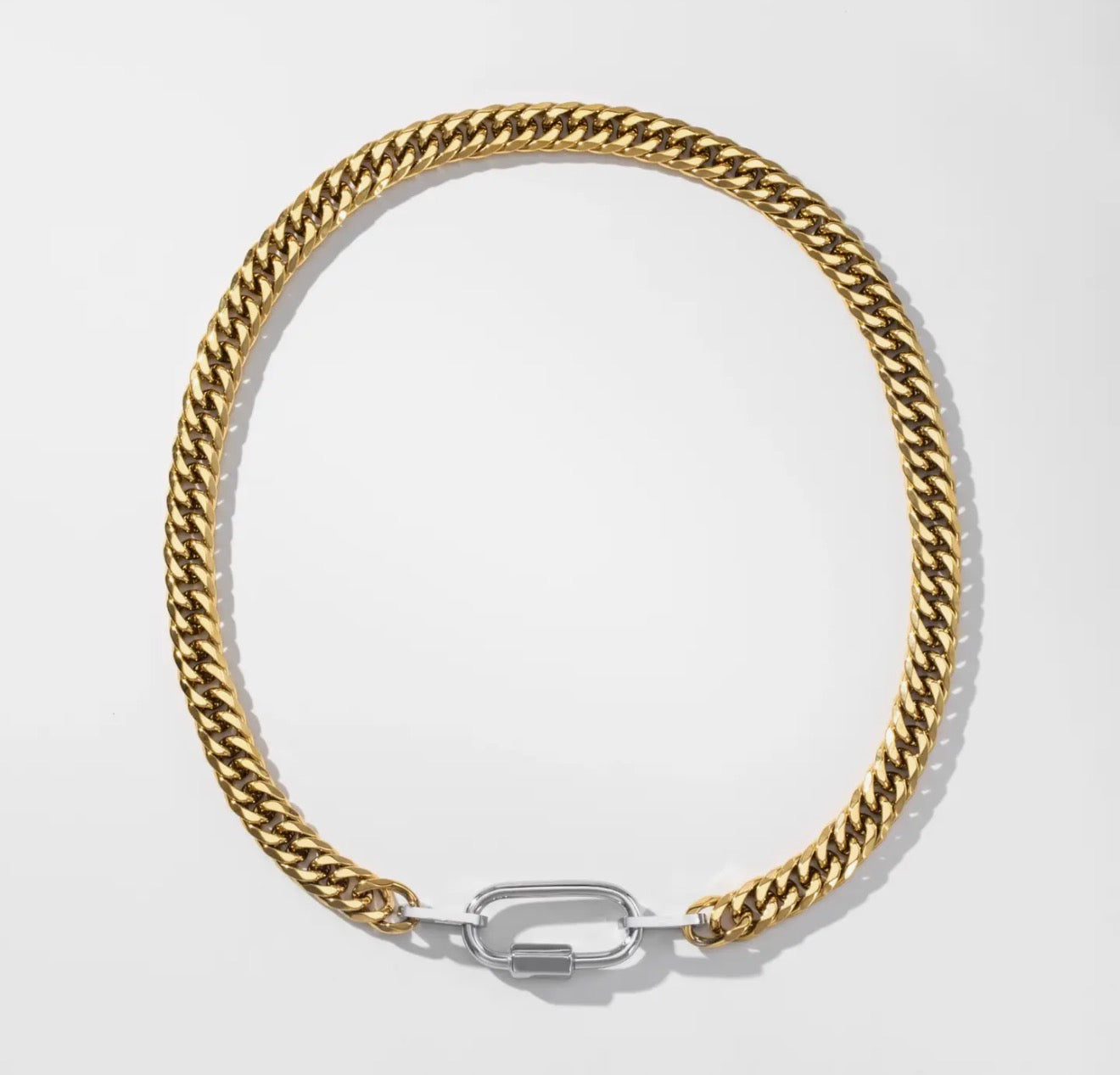 Harlow Two Tone Chain Necklace