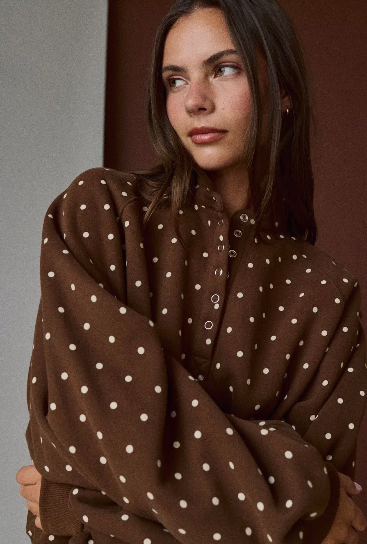 Polka Dot Piper Pullover