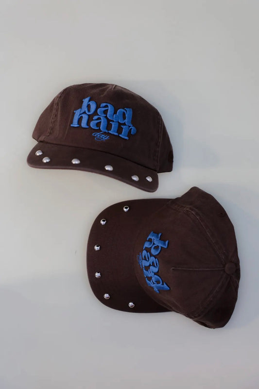 Bad Hair Day Studded Baseball Cap