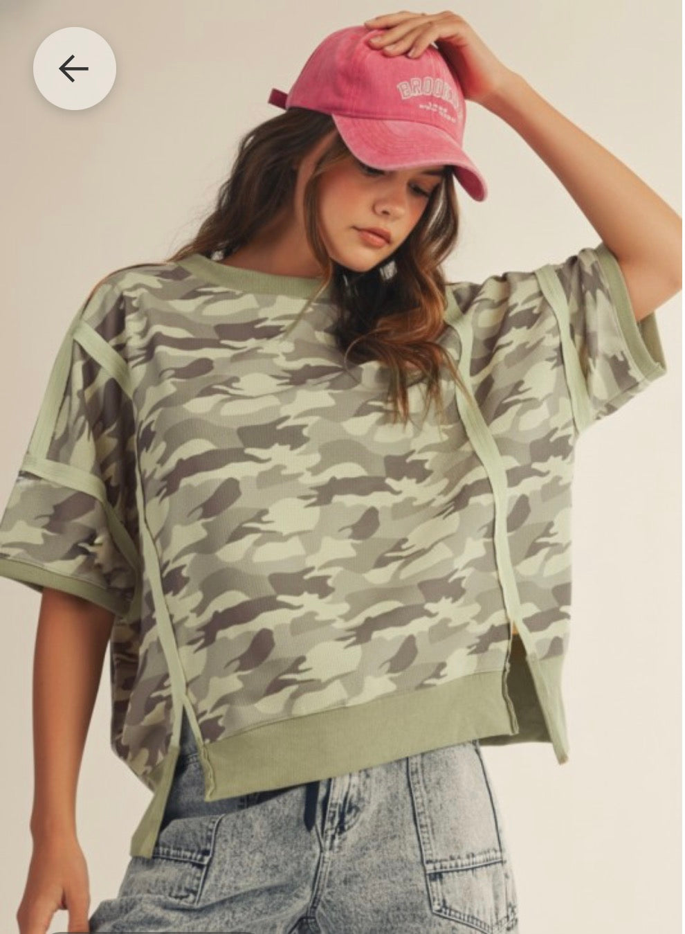 Waffle Camo Tee Shirt