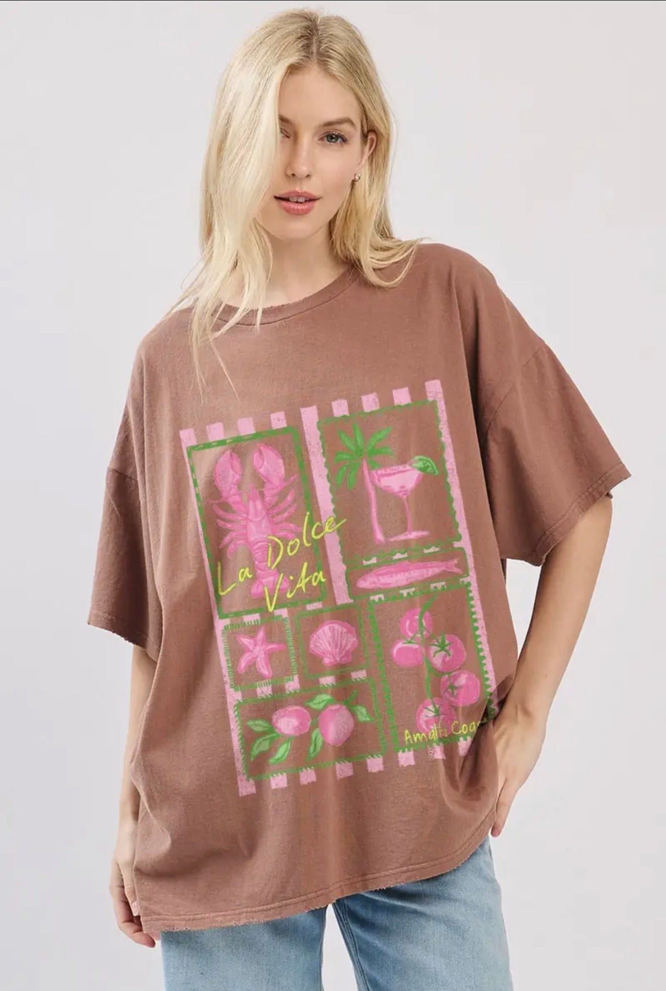 Amalfi Coast Graphic Tee