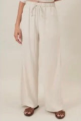 Coastal Wide Leg Linen Pants