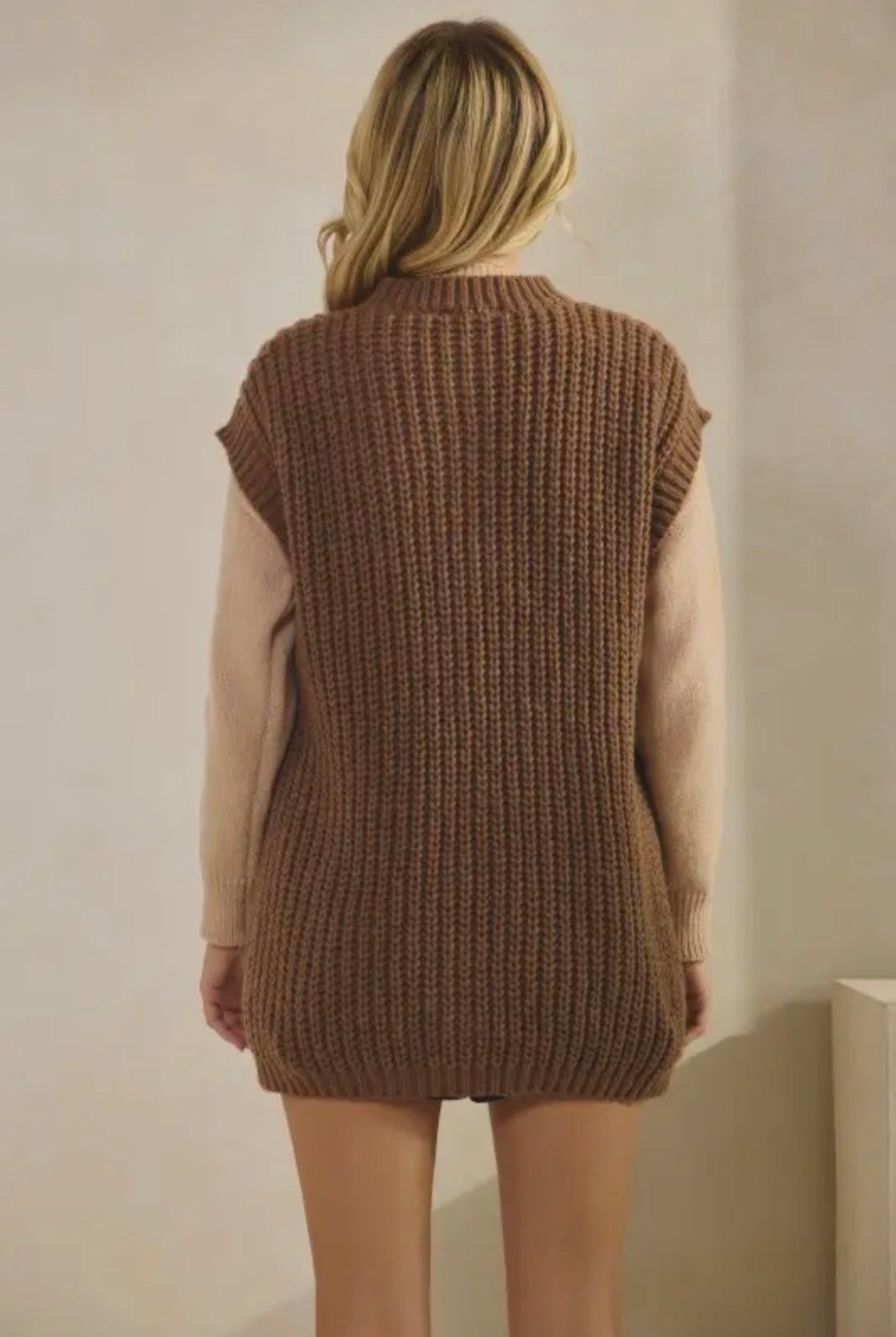 Chunky Knit Sweater Vest