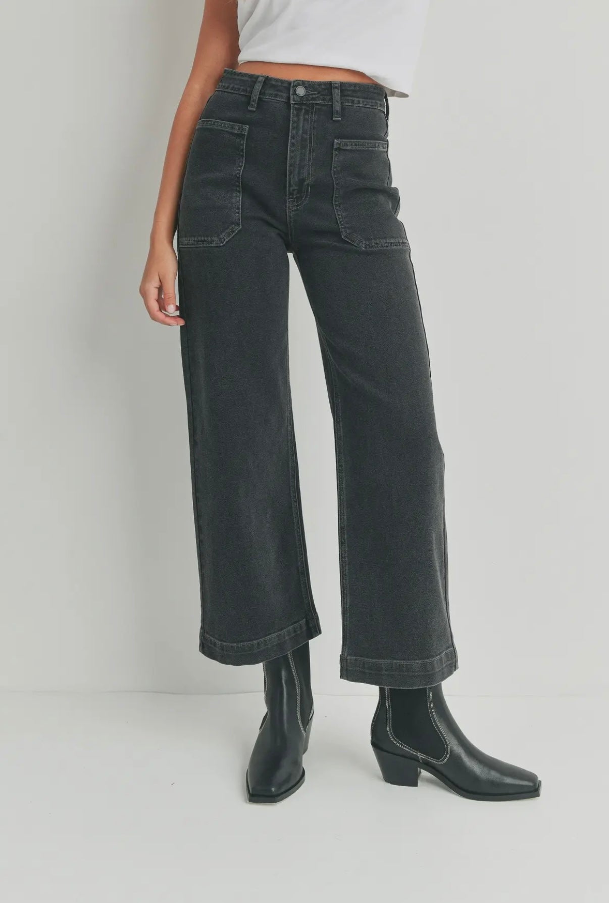 Just Black Utility Jeans