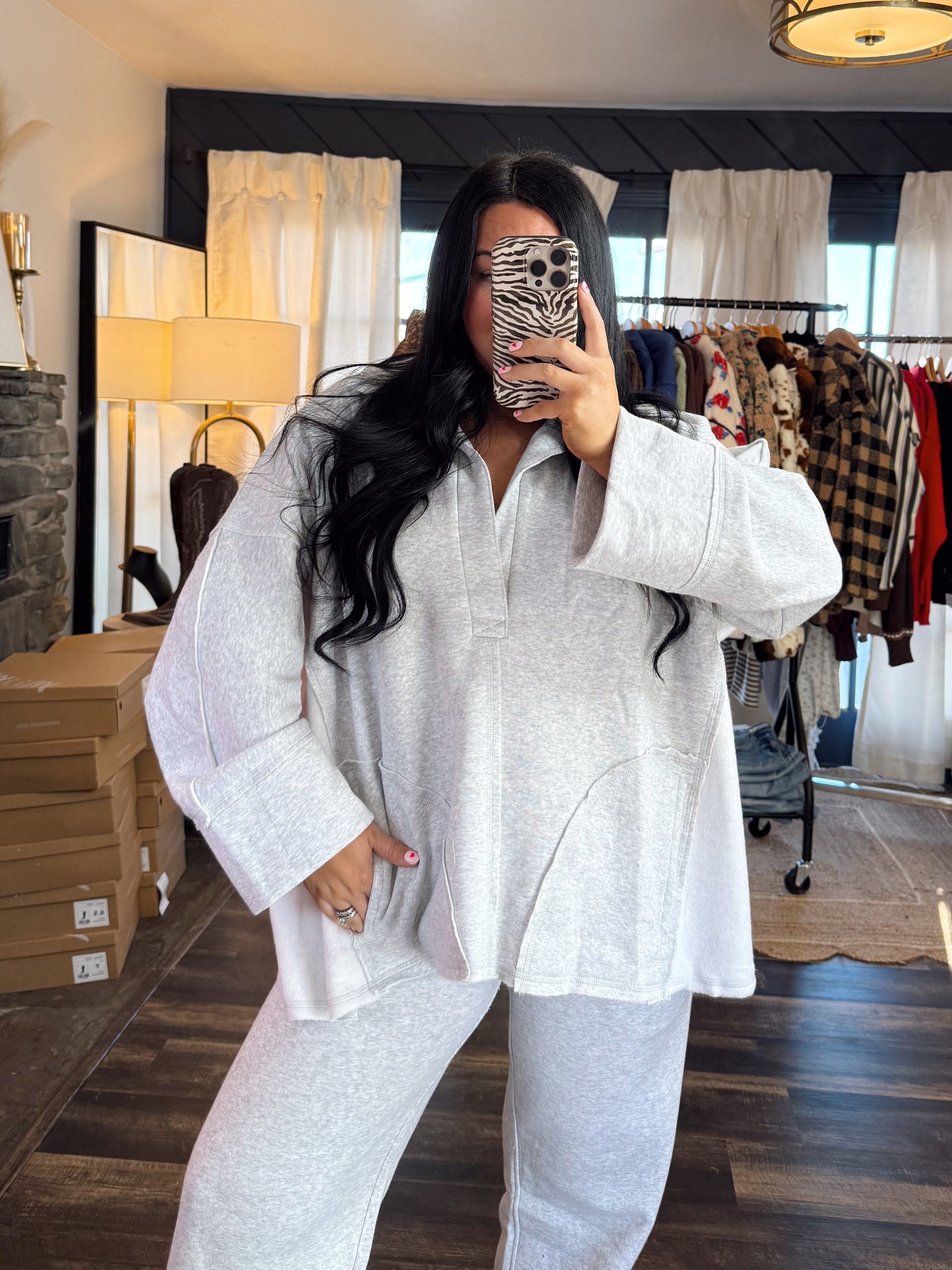 Oversize V-Neck Pullover