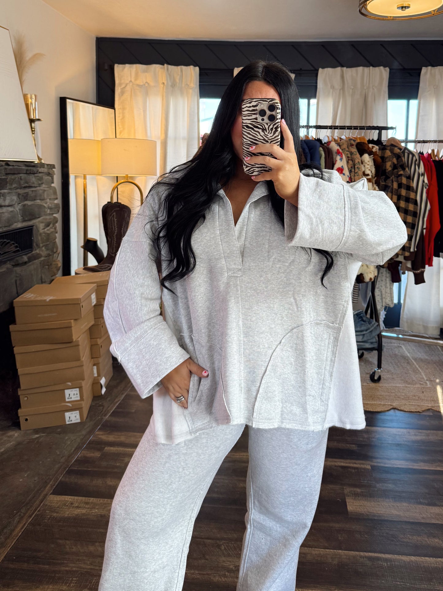 Oversize V-Neck Pullover