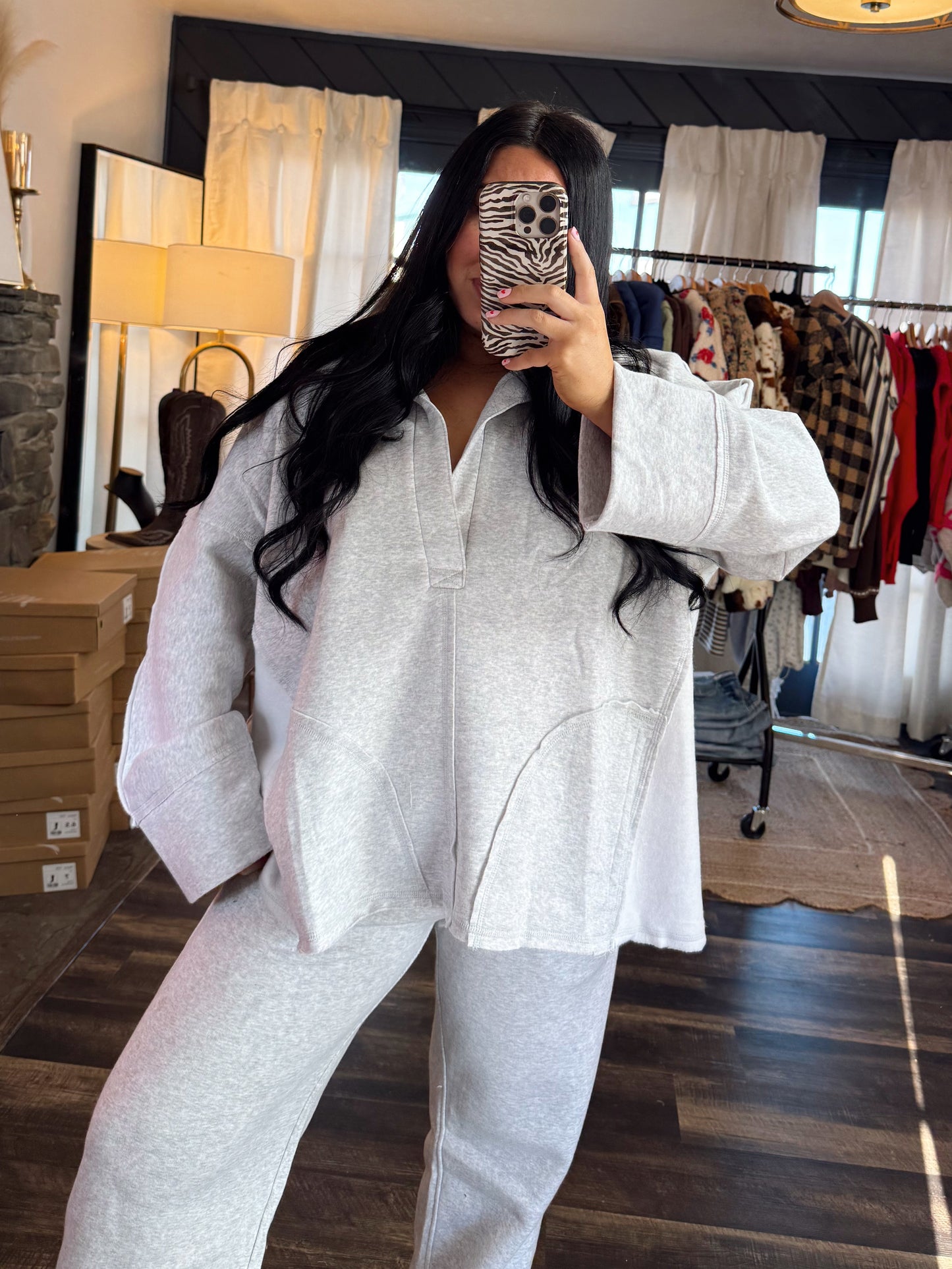 Oversize V-Neck Pullover