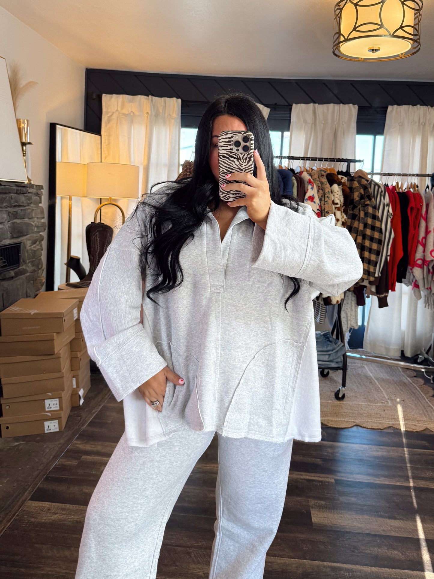 Oversize V-Neck Pullover