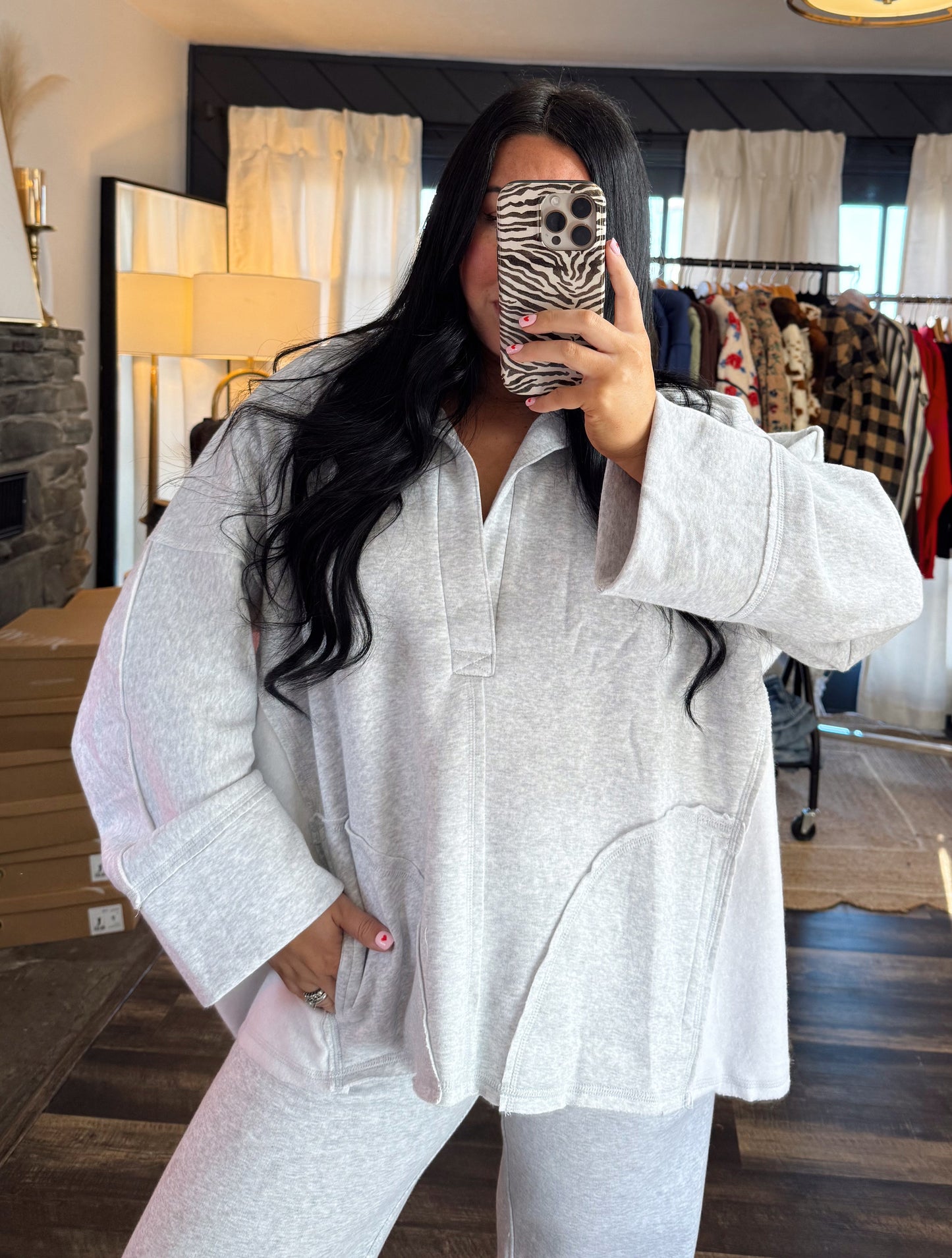 Oversize V-Neck Pullover